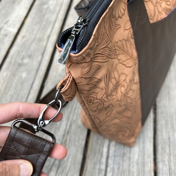 Faux Leather Tote Bag - Picture 5 of 8